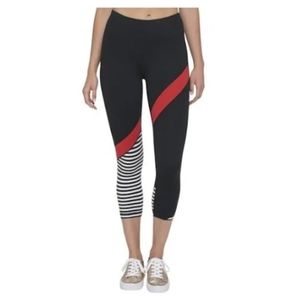 Tommy Hilfiger Athletic Legging | XS | Red/Dark Navy/White